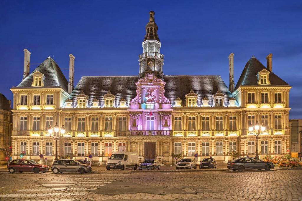 Charmant Studio Proche Gare Centre, Centre Ville Et Lycee Roosevelt แร็งส์ ภายนอก รูปภาพ